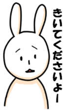 The rabbit which everybody loves sticker #9552871