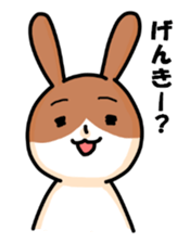 The rabbit which everybody loves sticker #9552873