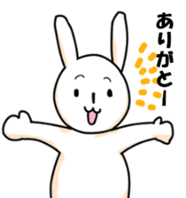 The rabbit which everybody loves sticker #9552876