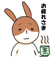 The rabbit which everybody loves sticker #9552882