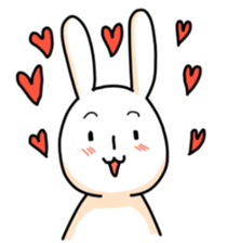 The rabbit which everybody loves sticker #9552898
