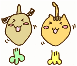 Cat's tail sticker #9553184