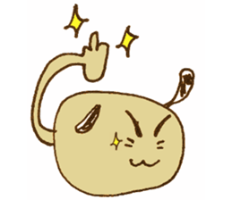 Cat's tail sticker #9553198