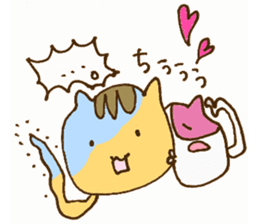 Cat's tail sticker #9553203