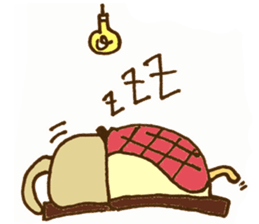 Cat's tail sticker #9553208