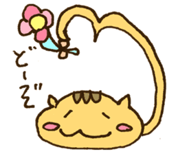 Cat's tail sticker #9553214