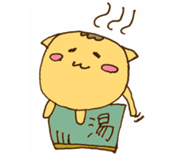 Cat's tail sticker #9553220