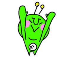 Green Martians 2 sticker #9554666