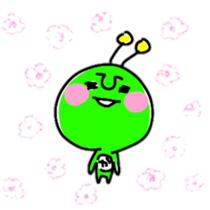 Green Martians 2 sticker #9554673
