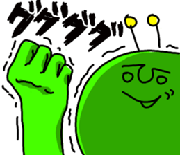 Green Martians 2 sticker #9554699