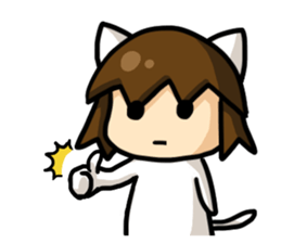 Meow's little happiness sticker #9554993