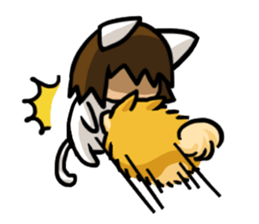 Meow's little happiness sticker #9555006