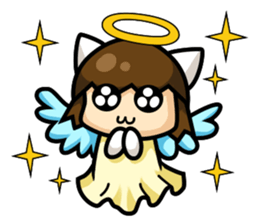 Meow's little happiness sticker #9555007