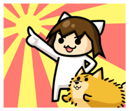 Meow's little happiness sticker #9555016