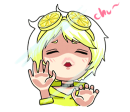 Lemon boy and Perf sticker #9555952