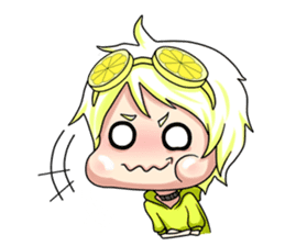 Lemon boy and Perf sticker #9555956