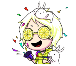 Lemon boy and Perf sticker #9555980