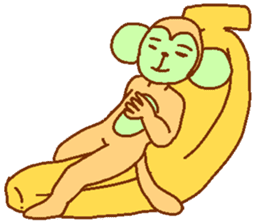 Gorilla blue man and monkey green man sticker #9556295