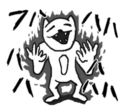 He is very crazy cat. sticker #9556456