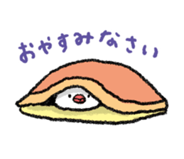 Java sparrow 's Sticker 3 sticker #9556715