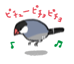 Java sparrow 's Sticker 3 sticker #9556742