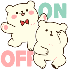 Active bear and easygoing bear