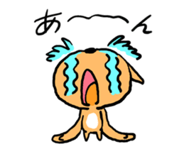 Hand long rabbit sticker #9557814