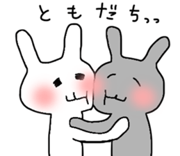 rabbitsfriendshep sticker #9557968