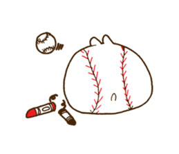 strange rabbit sticker sticker #9558352