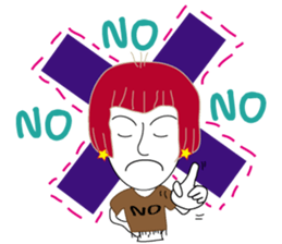 modern girl ( th & eng ) sticker #9559161