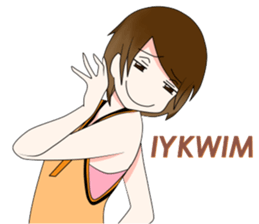 cewek tomboy sticker #9560145