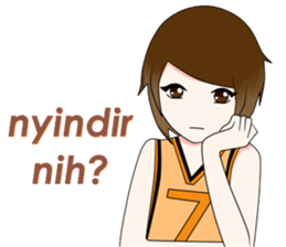 cewek tomboy sticker #9560153