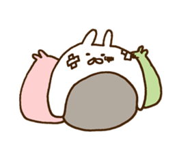 strange rabbit sticker no.2 sticker #9560185