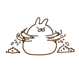 strange rabbit sticker no.2 sticker #9560191