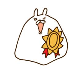 strange rabbit sticker no.2 sticker #9560192