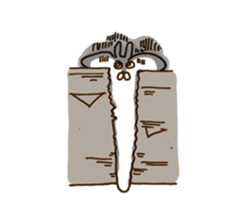 strange rabbit sticker no.2 sticker #9560201