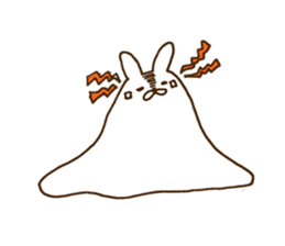 strange rabbit sticker no.2 sticker #9560208