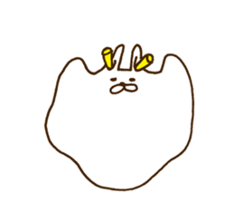 strange rabbit sticker no.2 sticker #9560210