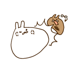 strange rabbit sticker no.2 sticker #9560220