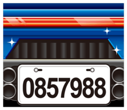 Gold and two light road safety workshop2 sticker #9560336