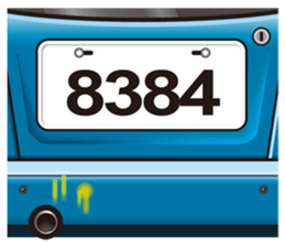 Gold and two light road safety workshop2 sticker #9560341