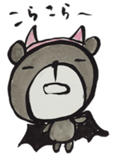 Bear ink painting sticker #9560404