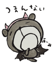 Bear ink painting sticker #9560407