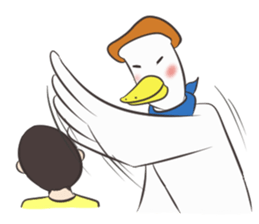 Gamer duck sticker #9560515