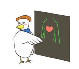 Gamer duck sticker #9560533