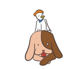 Gamer duck sticker #9560540