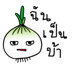 Crazy onion sticker #9561866