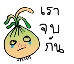 Crazy onion sticker #9561877