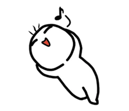 White something. sticker #9561984