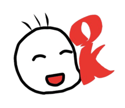 White something. sticker #9561996